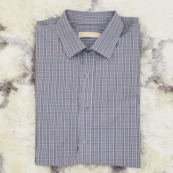 Michael Kors Checkered Black&Purple Long Sleeves - Picture 1 of 6